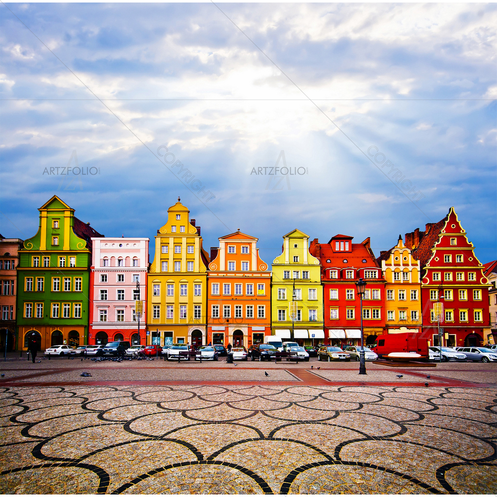 City Centre, Poland — Ancient custom art by ArtzFolio