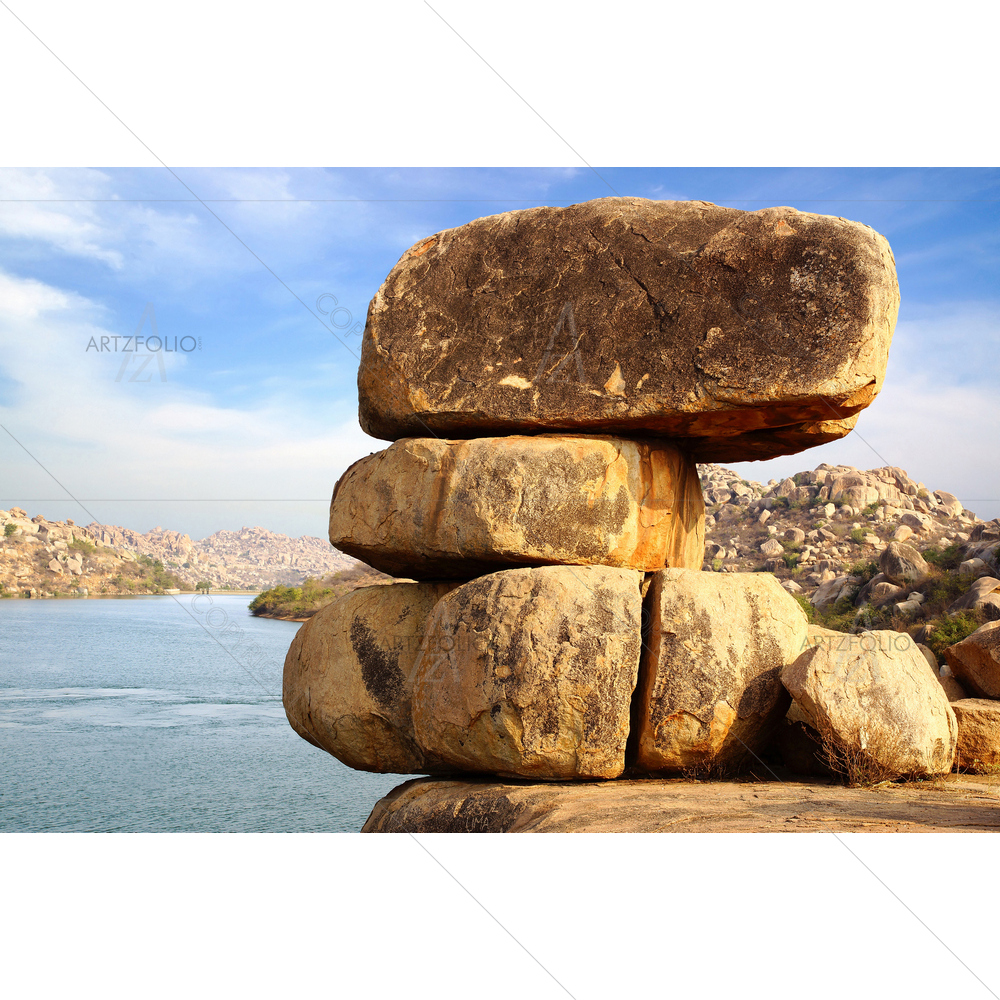 Nature Landscape, Hampi, India — custom-size art design 5009613