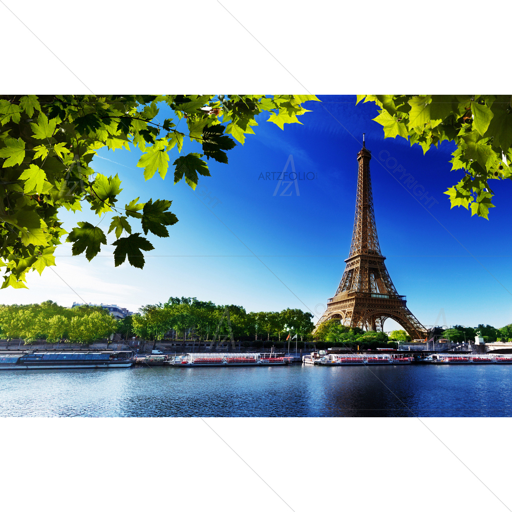 Eiffel Tower, Paris D2 — custom-size art design 5009640