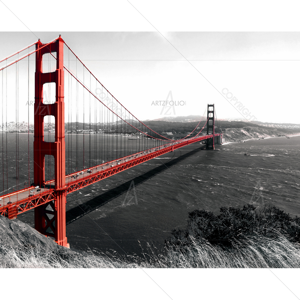 Golden Gate Bridge D2 — custom-size art design 5009651