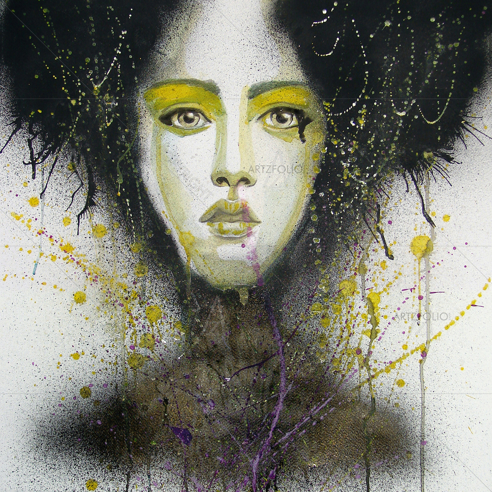 Girl Portrait D14 — custom-size art design 5009661