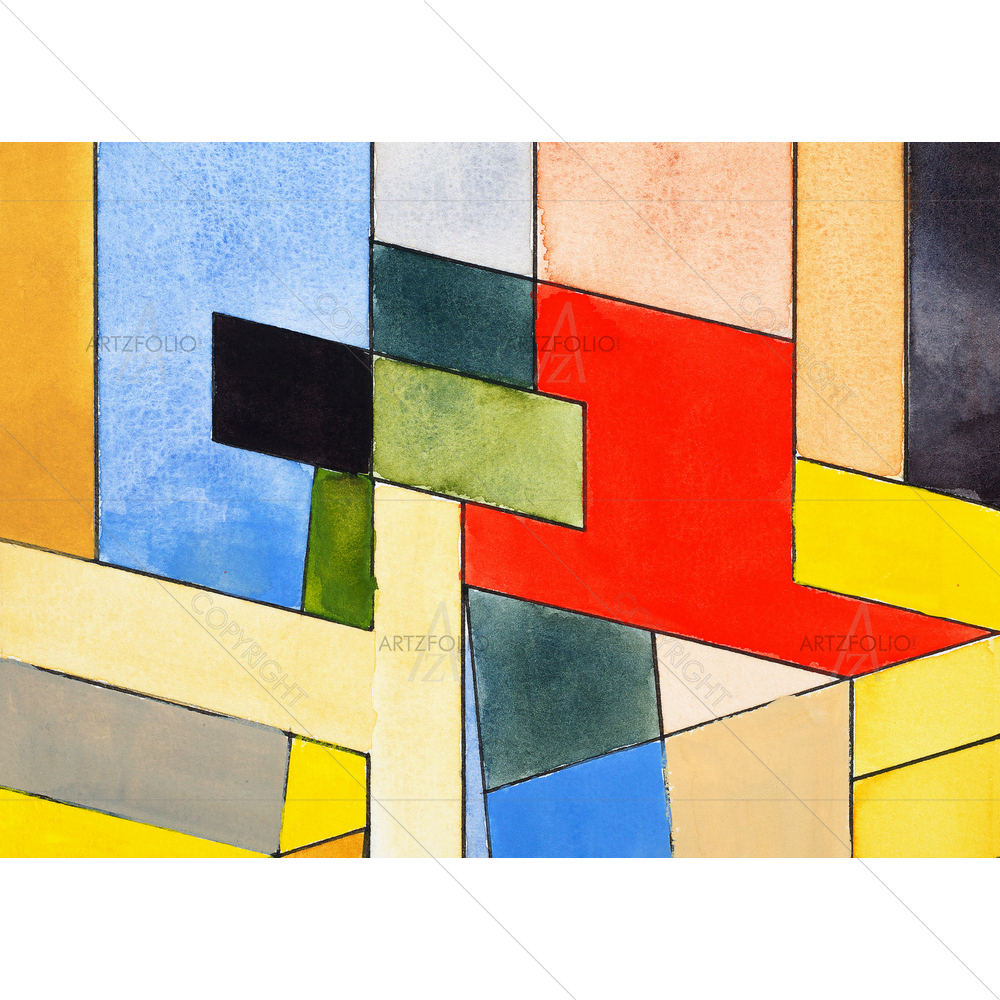 Geometric Abstraction D1 — custom-size art design 5009668