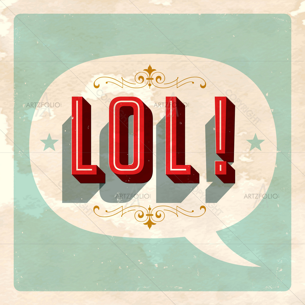 LOL Sign — custom-size art design 5009673