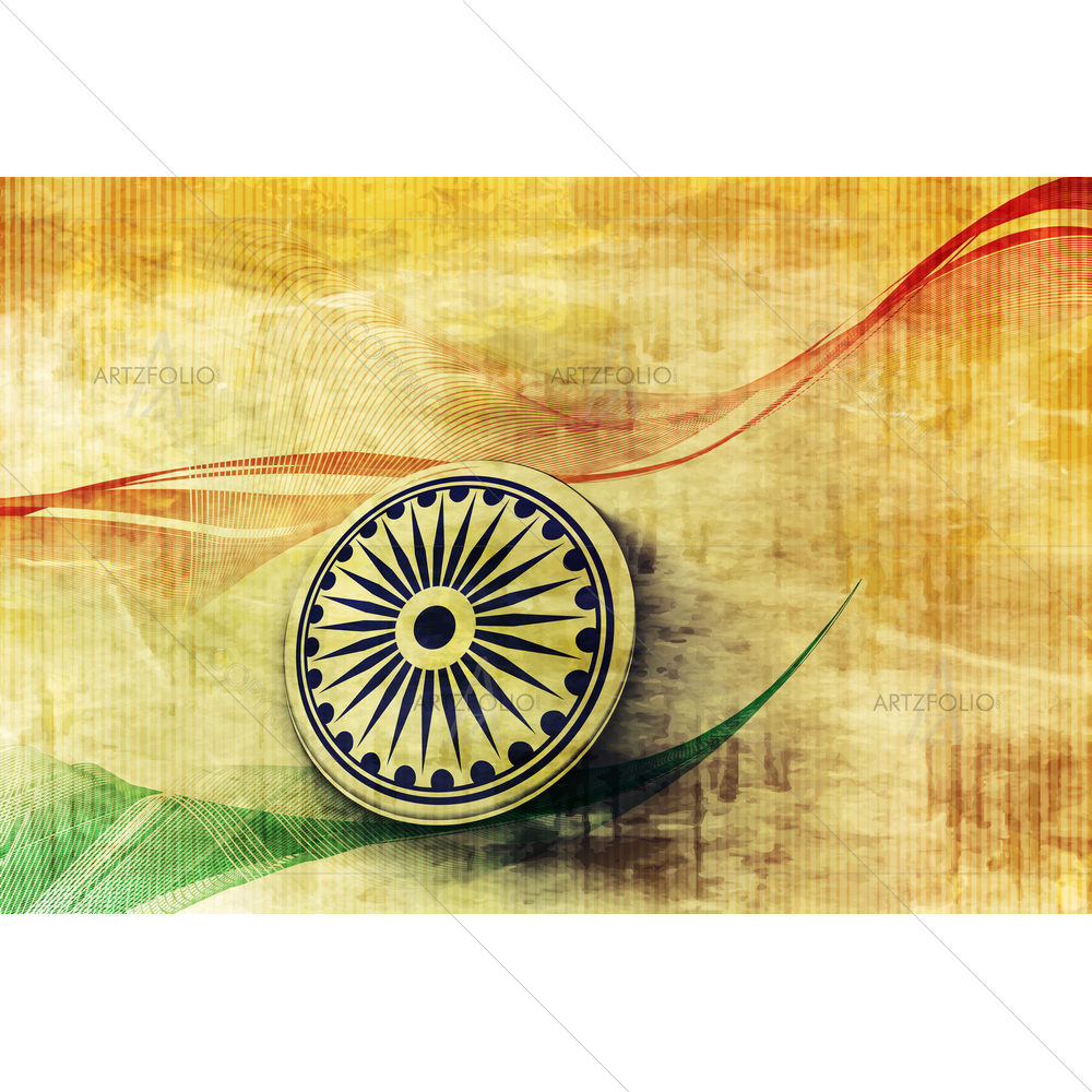 Indian Flag, Republic Day — custom-size art design 5009689