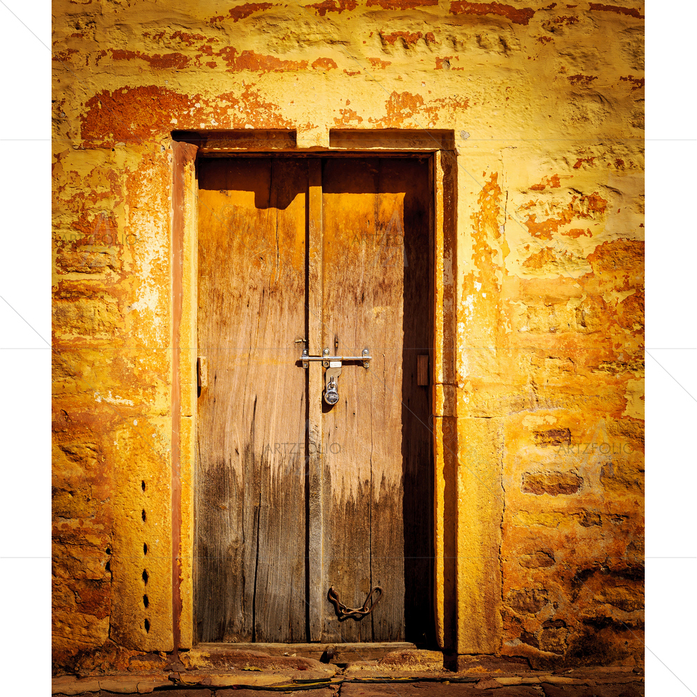 Old Street Door, India — custom-size art design 5009710