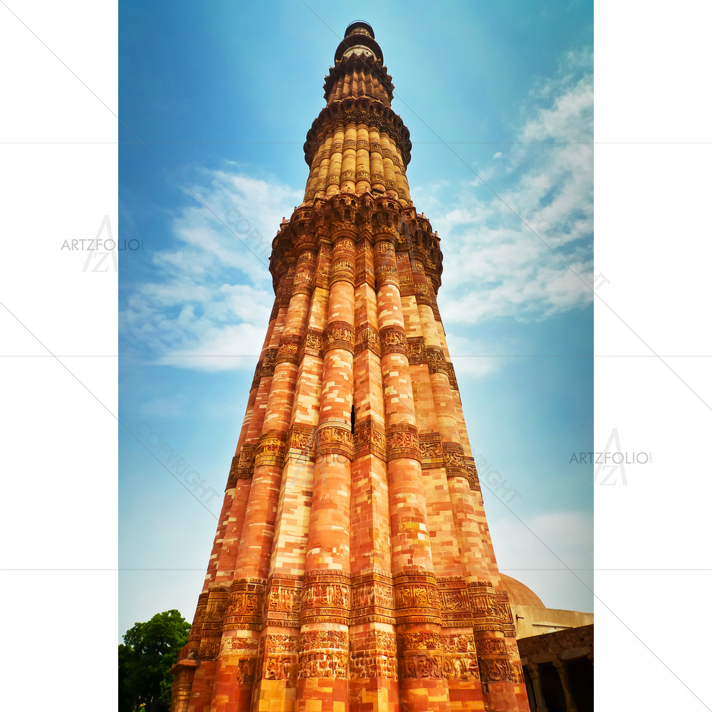 Qutub Minar, New Delhi, India — custom-size art design 5009712