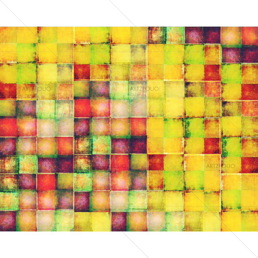 Earthly Geometric Image D1 — Abstract custom art by ArtzFolio