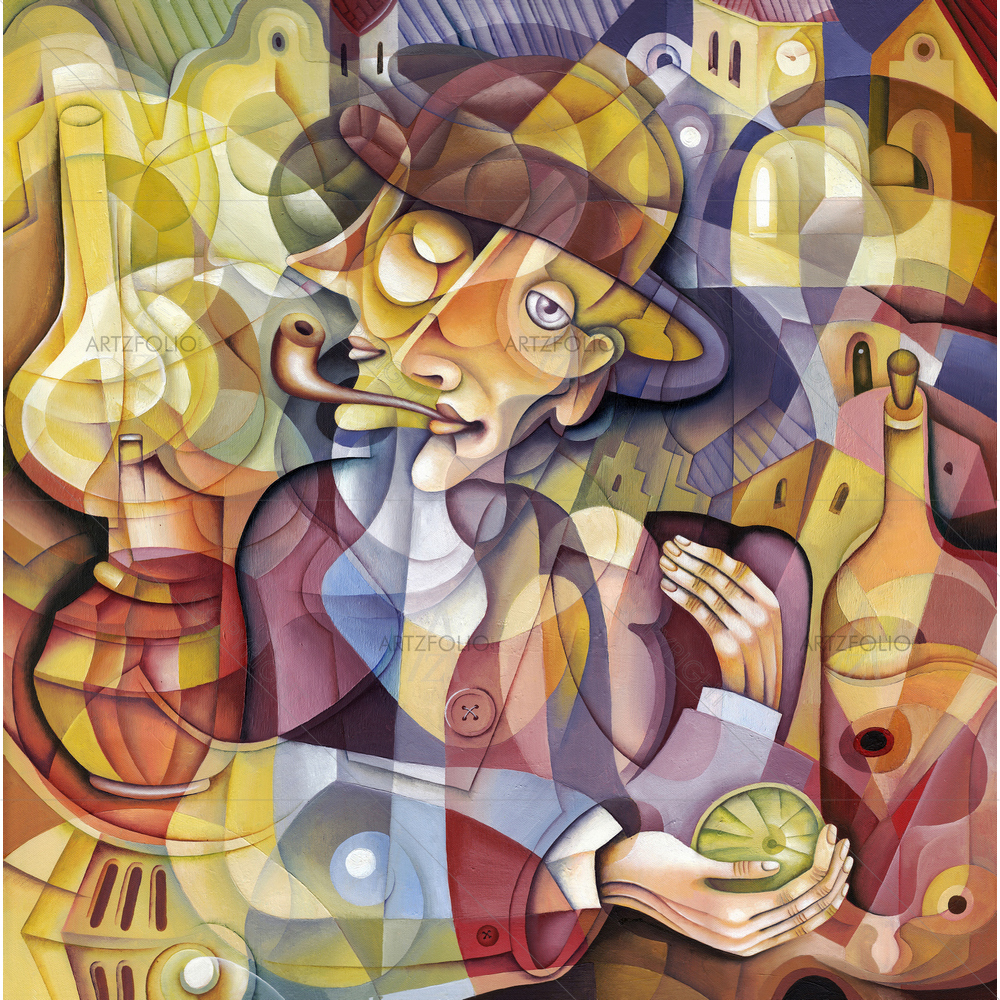 Cubism Portrait — custom-size art design 5009769