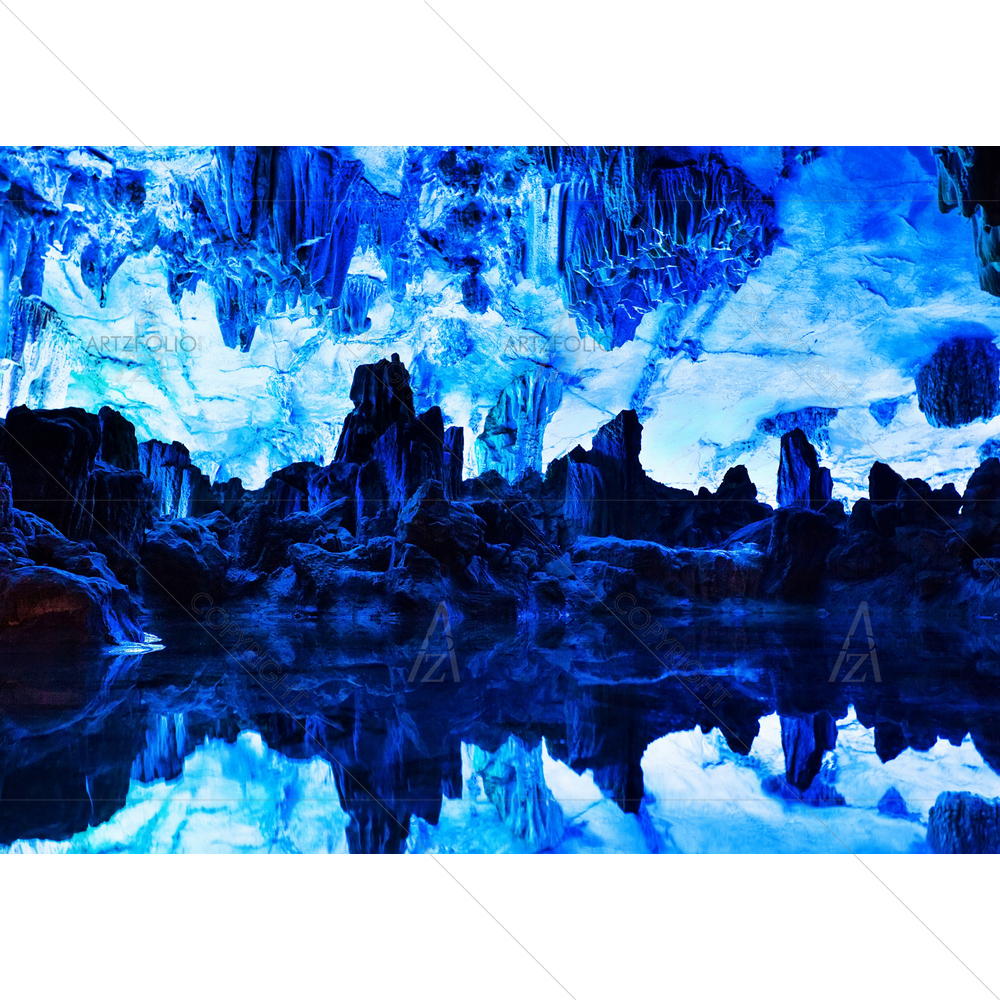 Stalactites, Silver Cave, China — Botanical custom art by ArtzFolio