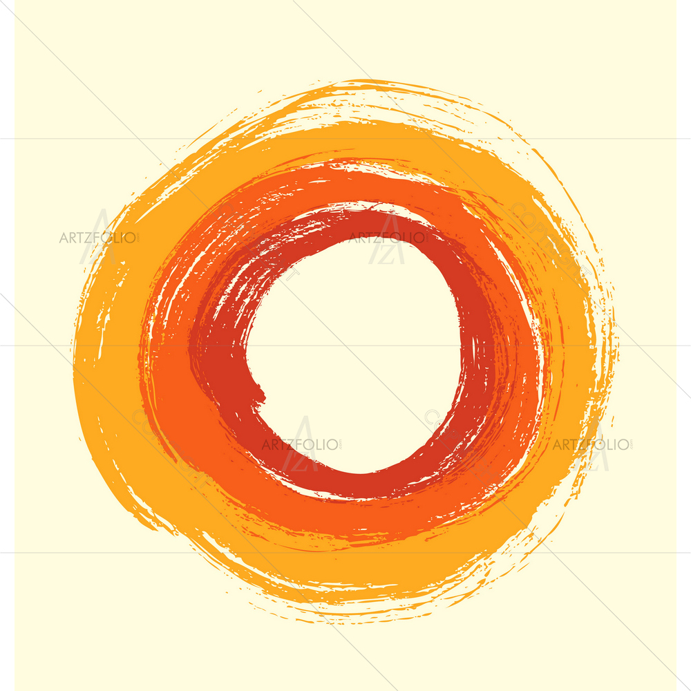 Rough Grunge Frame — custom-size art design 5009776