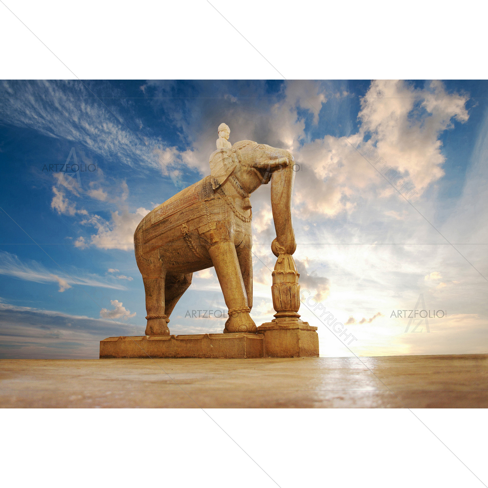 Ranakpur Temple, Rajasthan — custom-size art design 5009791