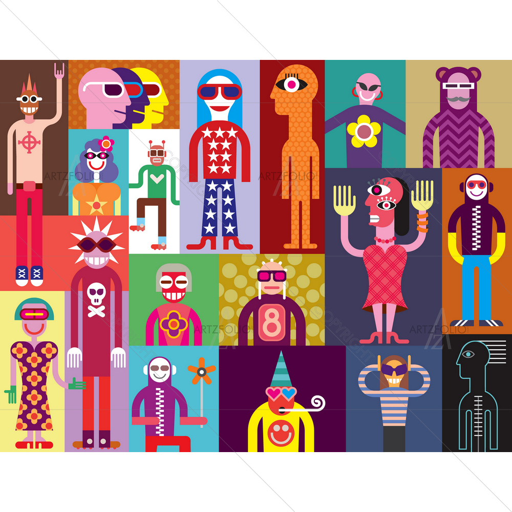 People Portraits — custom-size art design 5009810