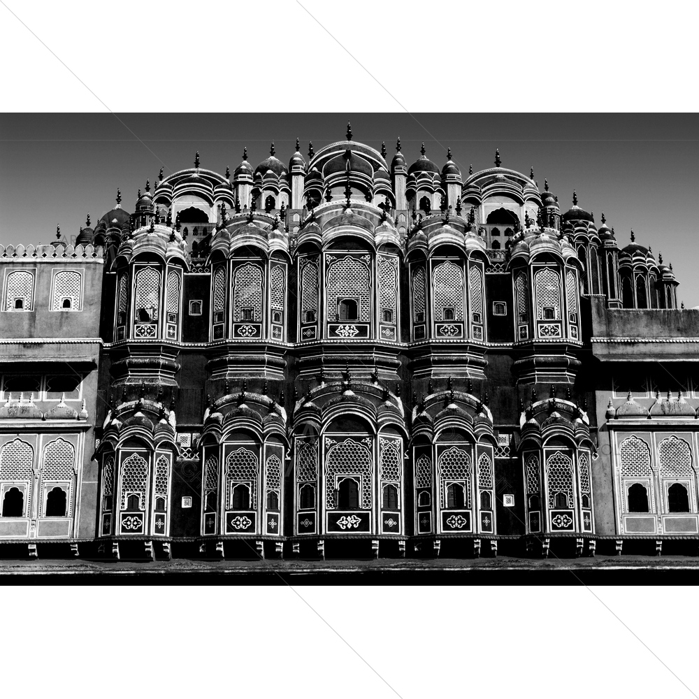 Hawa Mahal Balcony, Jaipur, India — custom-size art design 5009812
