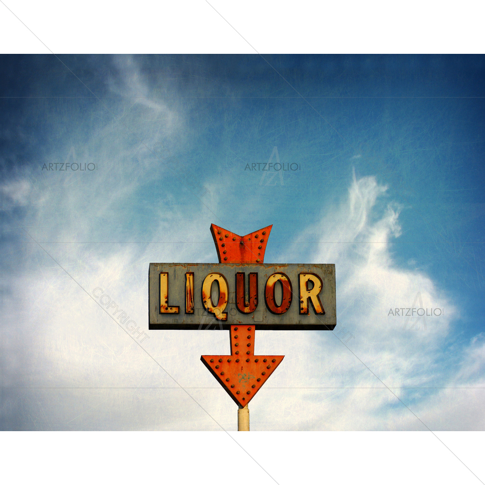 Liquor Sign — custom-size art design 5009864