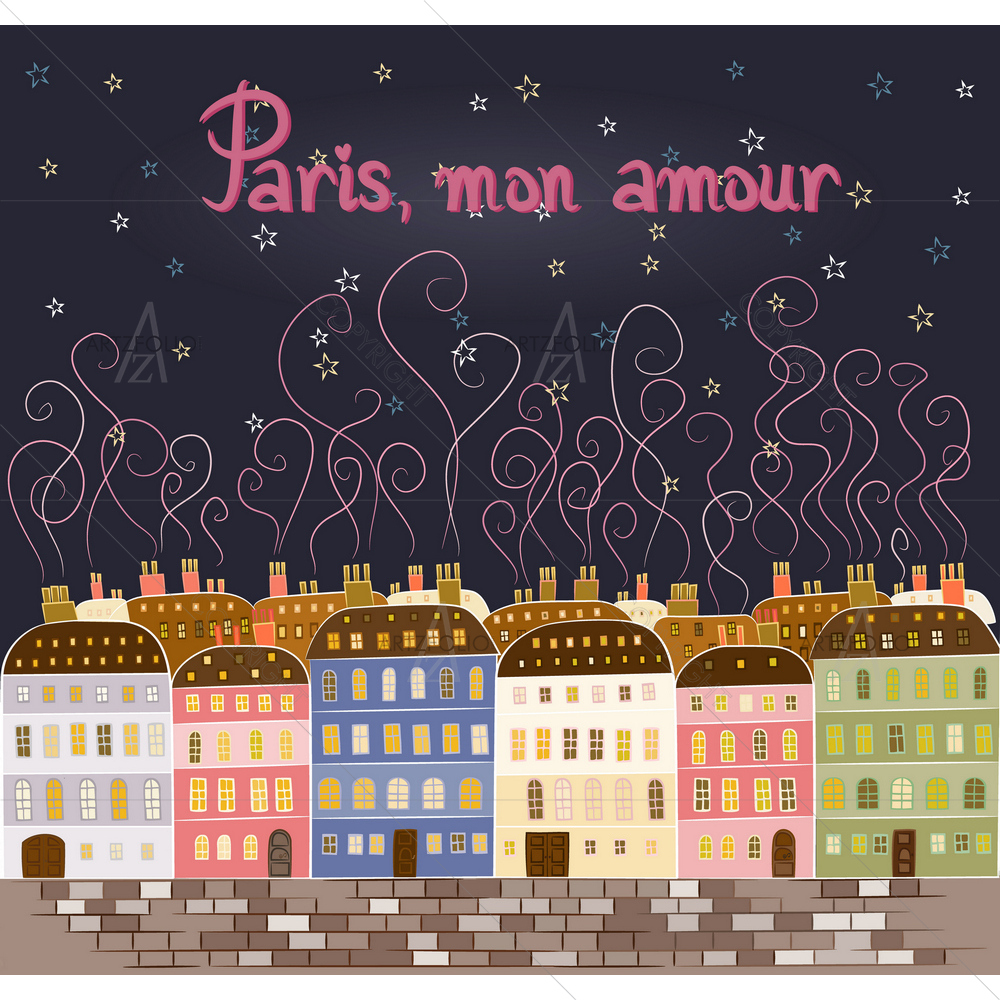 Colourful Paris — custom-size art design 5009884