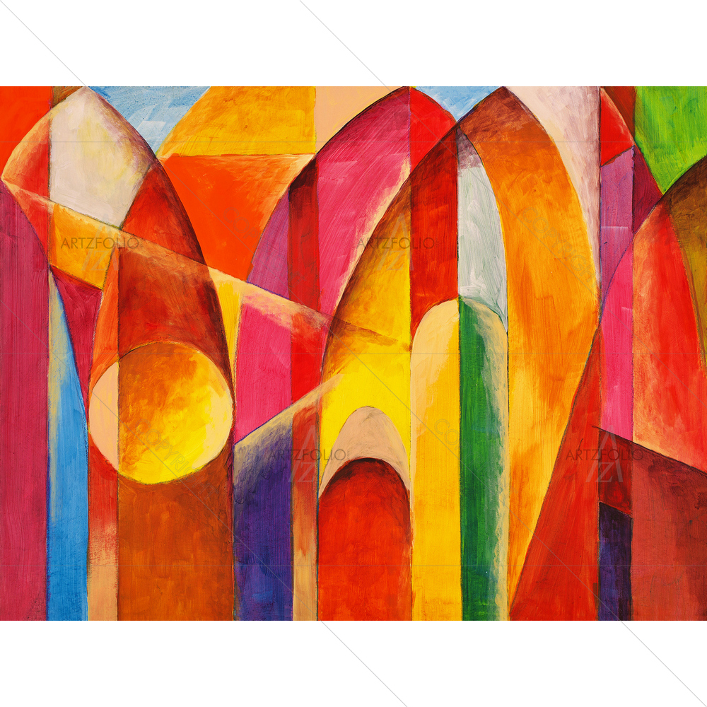 Abstract Architecture D2 — Abstract custom art by ArtzFolio