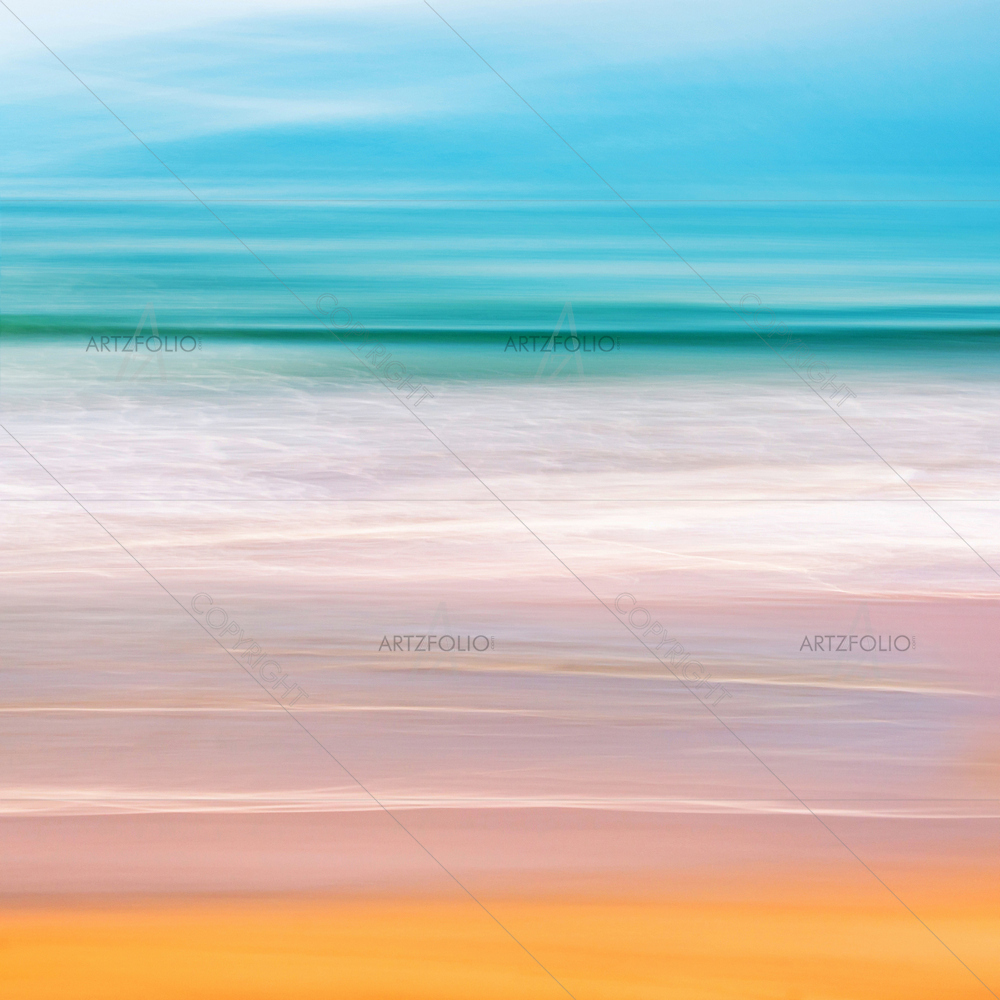 Pacific Ocean Seascape, California — custom-size art design 5009909