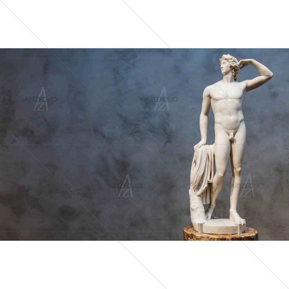 Apollo's Idealized Body and Balanced Pose — custom-size art design 5009921