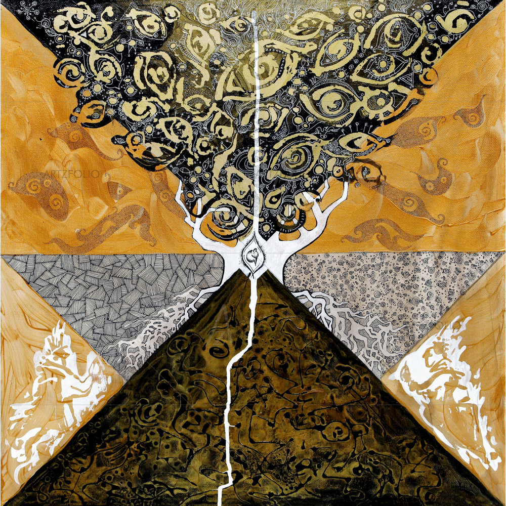 Symbolic Tree — custom-size art design 5009928