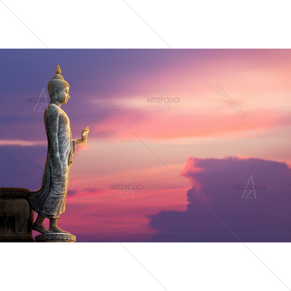 Lord Buddha D25 — Devotional custom art by ArtzFolio