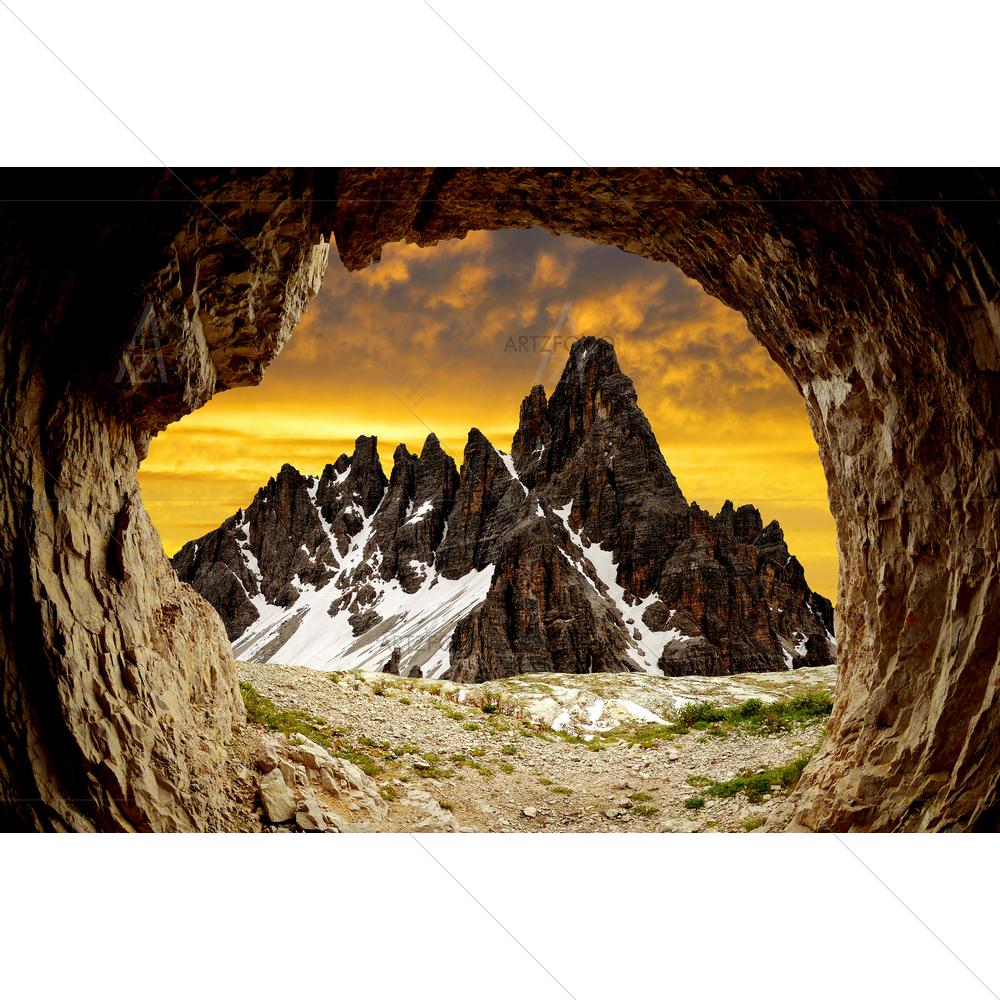 Paternkofel, Dolomite Alps, Italy — Fluid marble custom art by ArtzFolio
