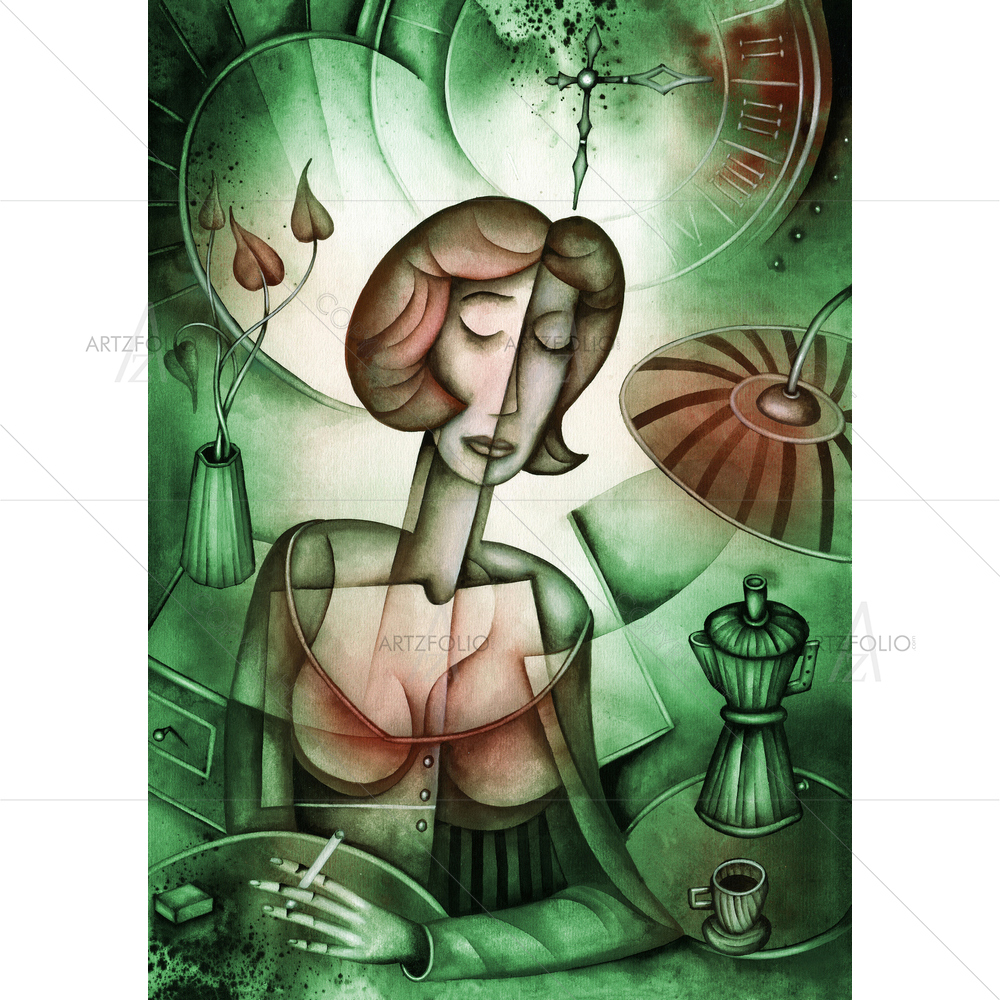 Elegant Woman — custom-size art design 5009970