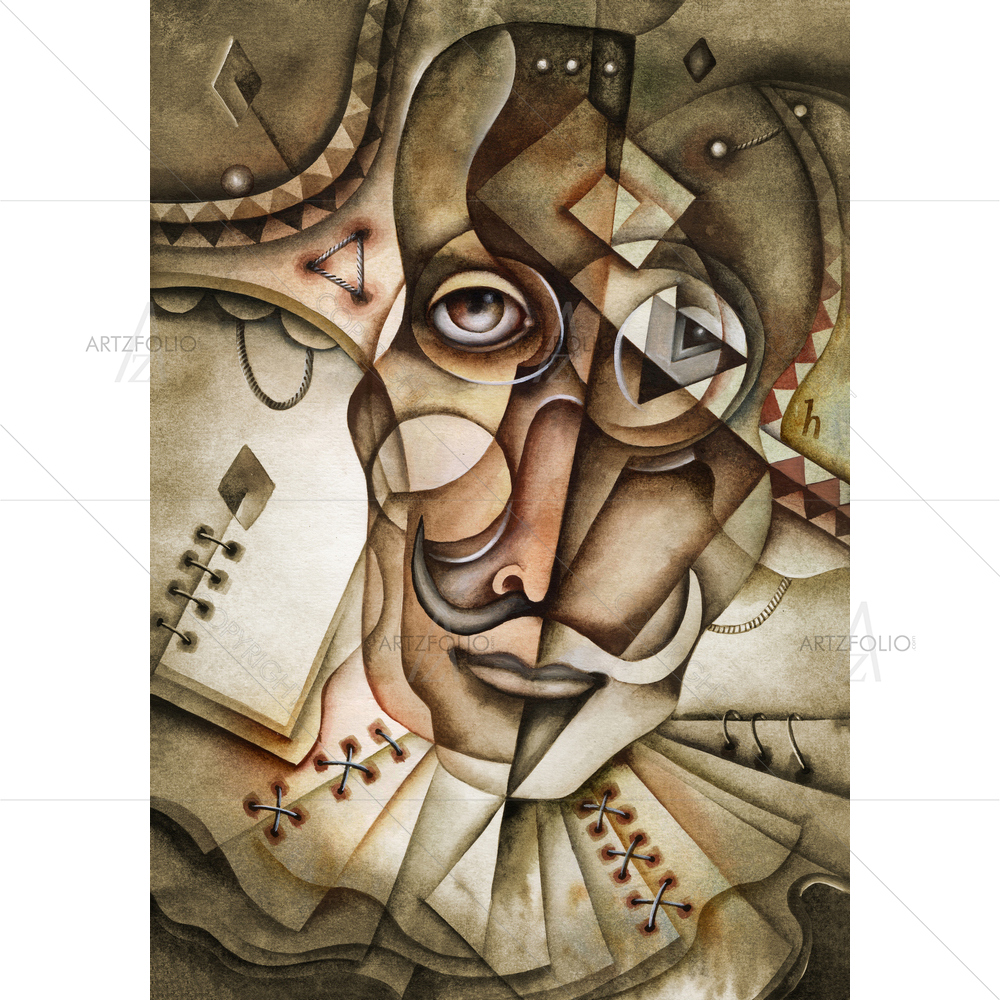 Cubistic Face D1