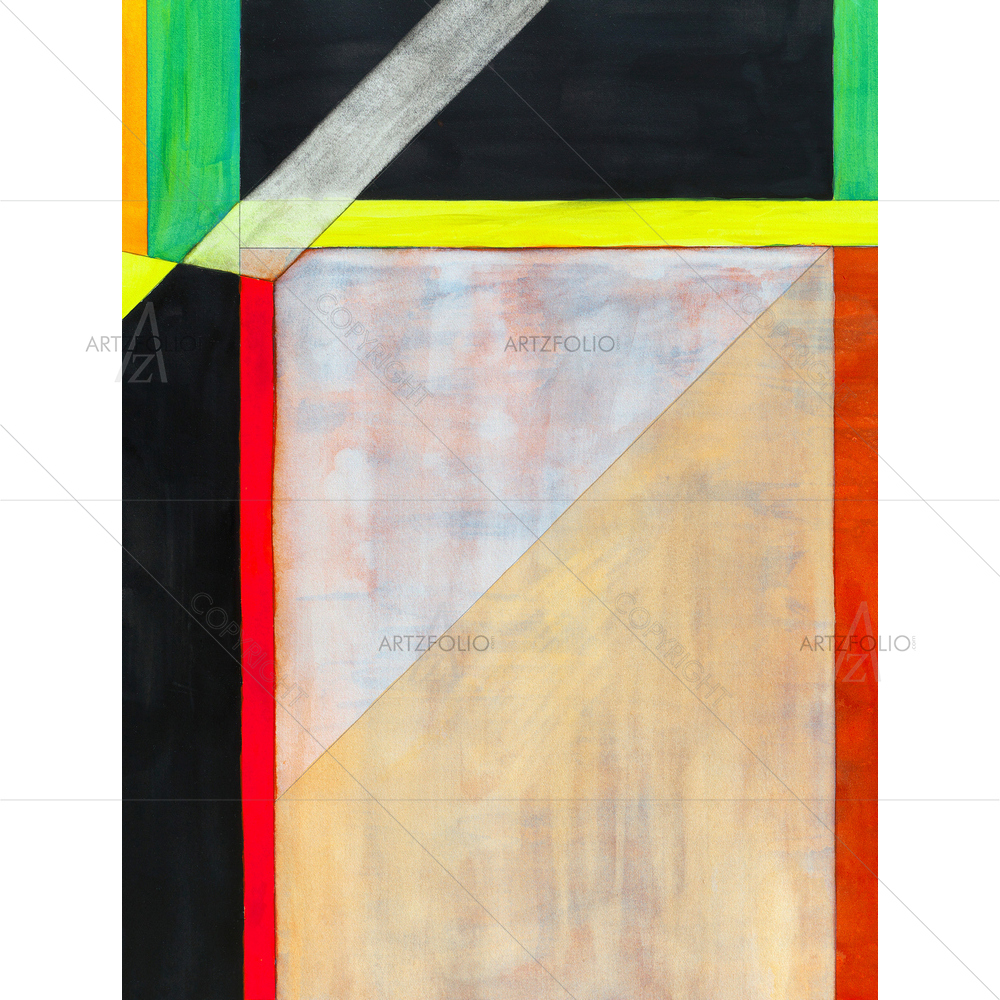 Watercolor Abstract Lines — Abstract custom art by ArtzFolio