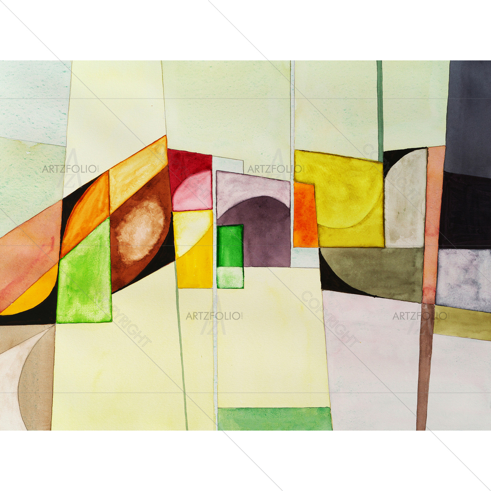 Abstract Irregular Blocks — custom-size art design 5010025