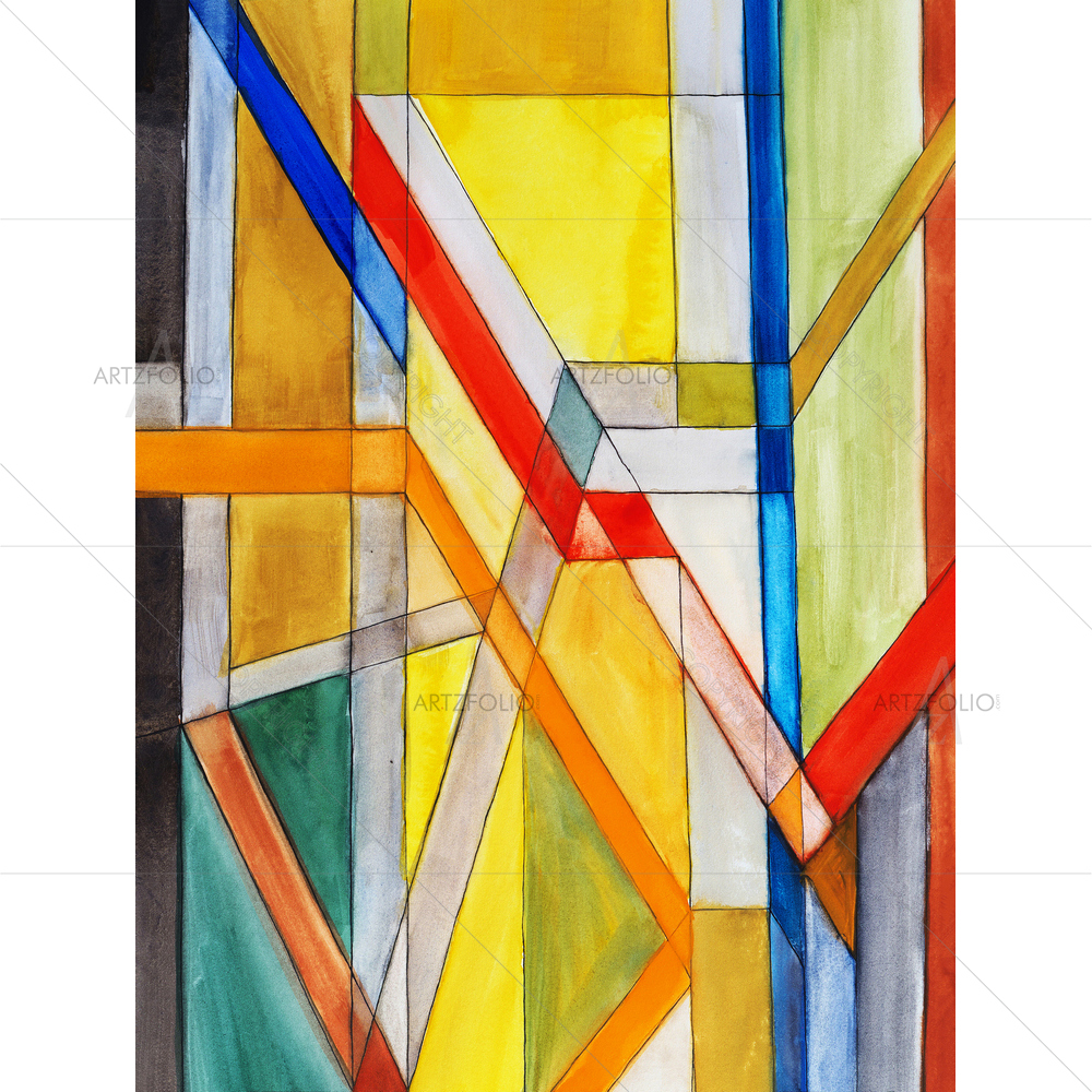 Geometric Abstraction D5 — custom-size art design 5010030