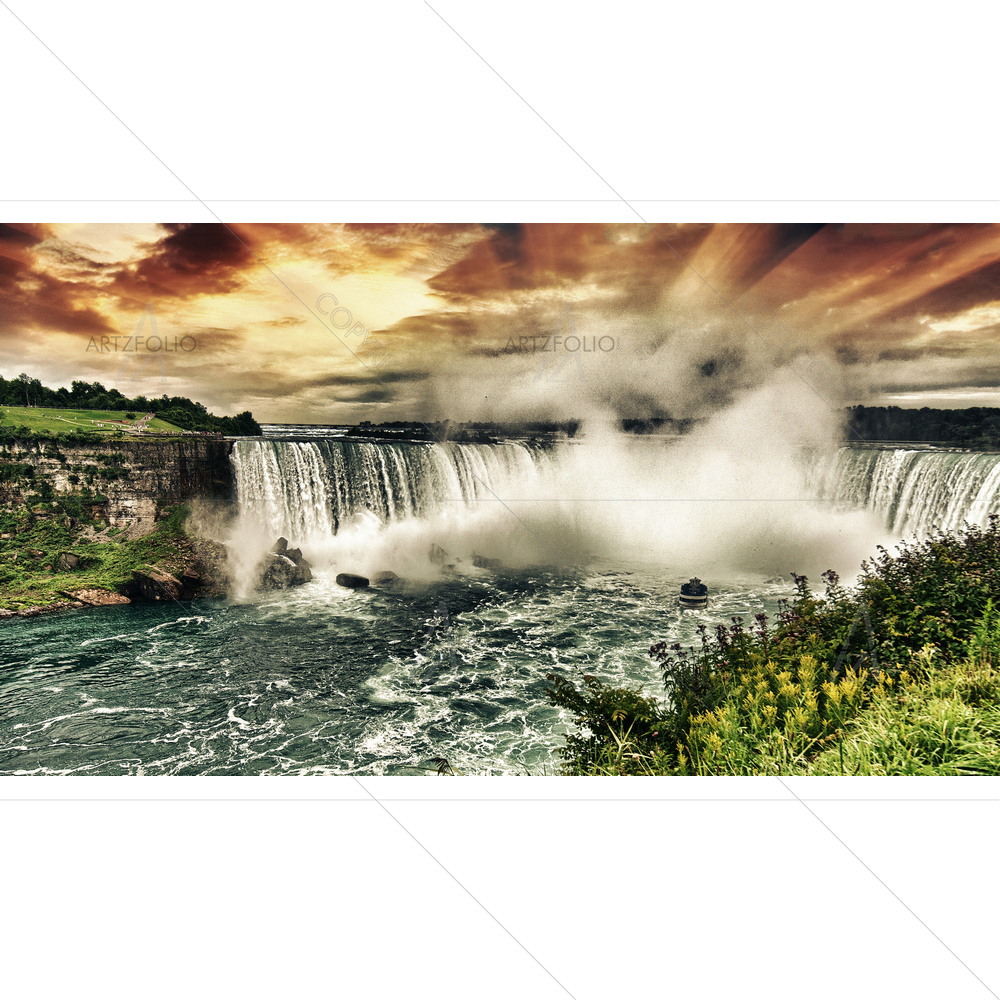 Niagara Falls, Canada D1 — custom-size art design 5010034