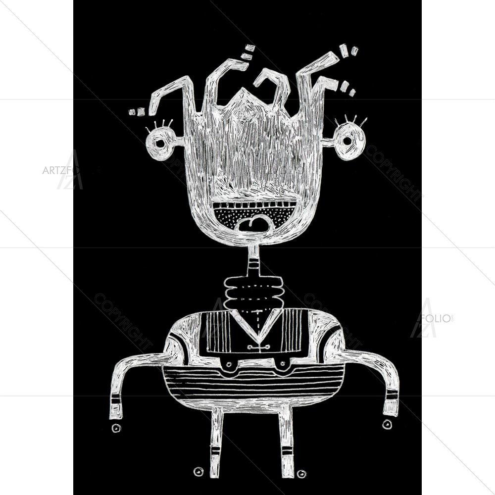 Handmade Funny Creature — custom-size art design 5010037