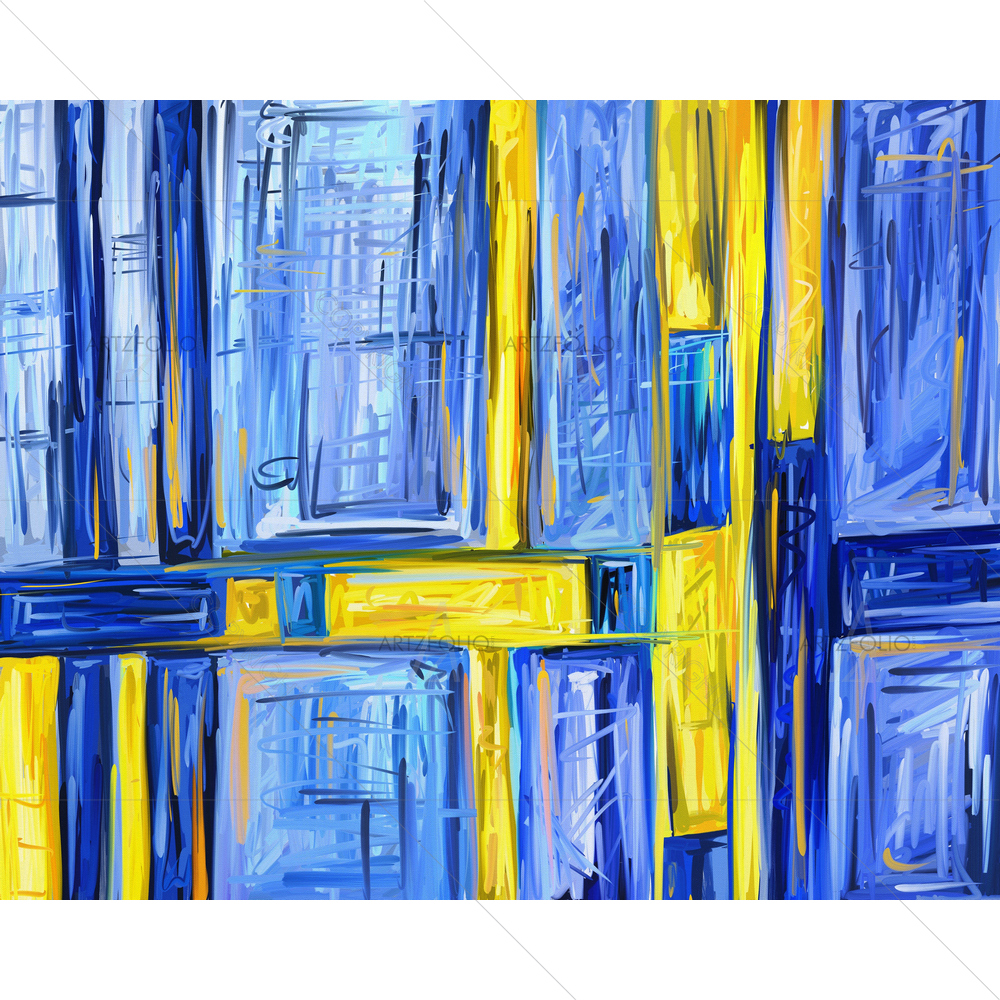 Abstract Cubism Art D2 — Cubism custom art by ArtzFolio