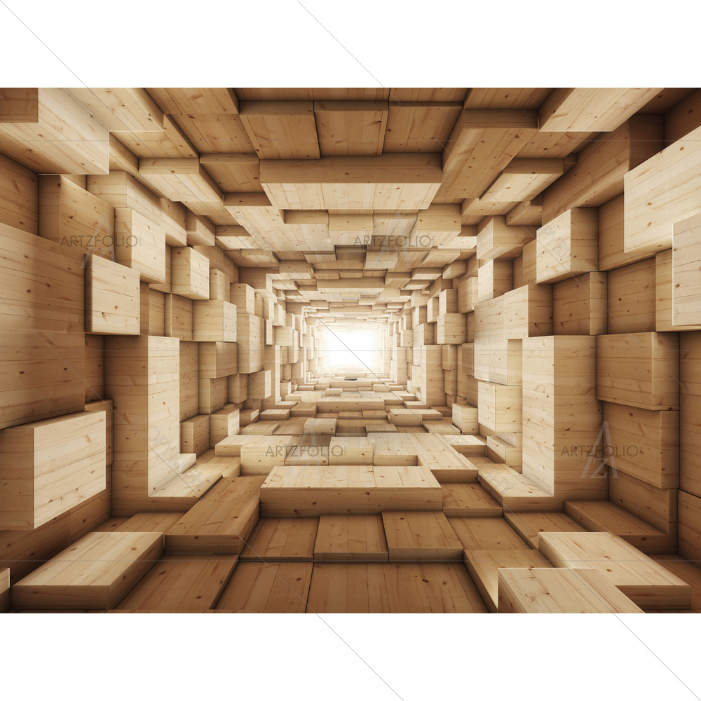 Tunnel End — Abstract custom art by ArtzFolio