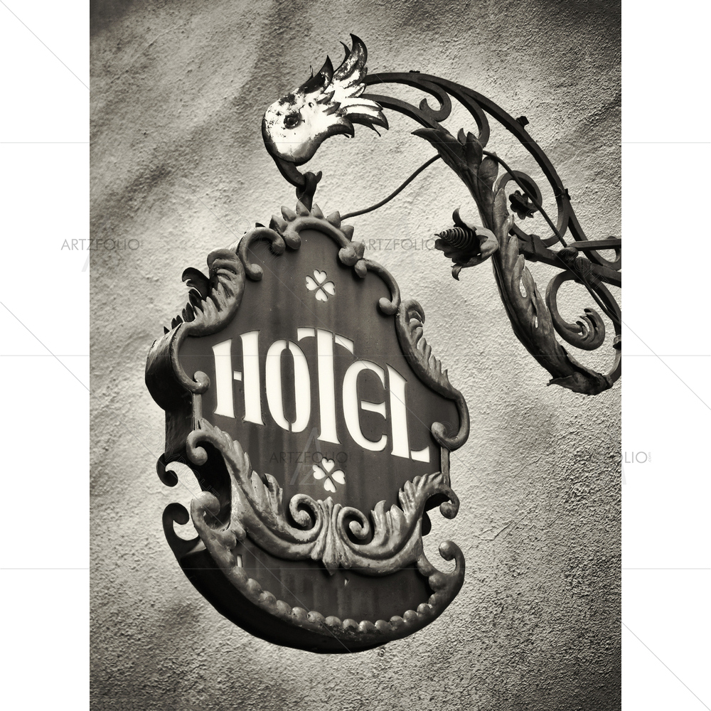 Hotel Signboard Image — custom-size art design 5010063