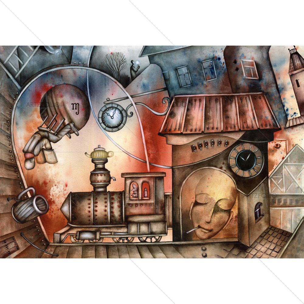 Locomotive Dream — custom-size art design 5010080