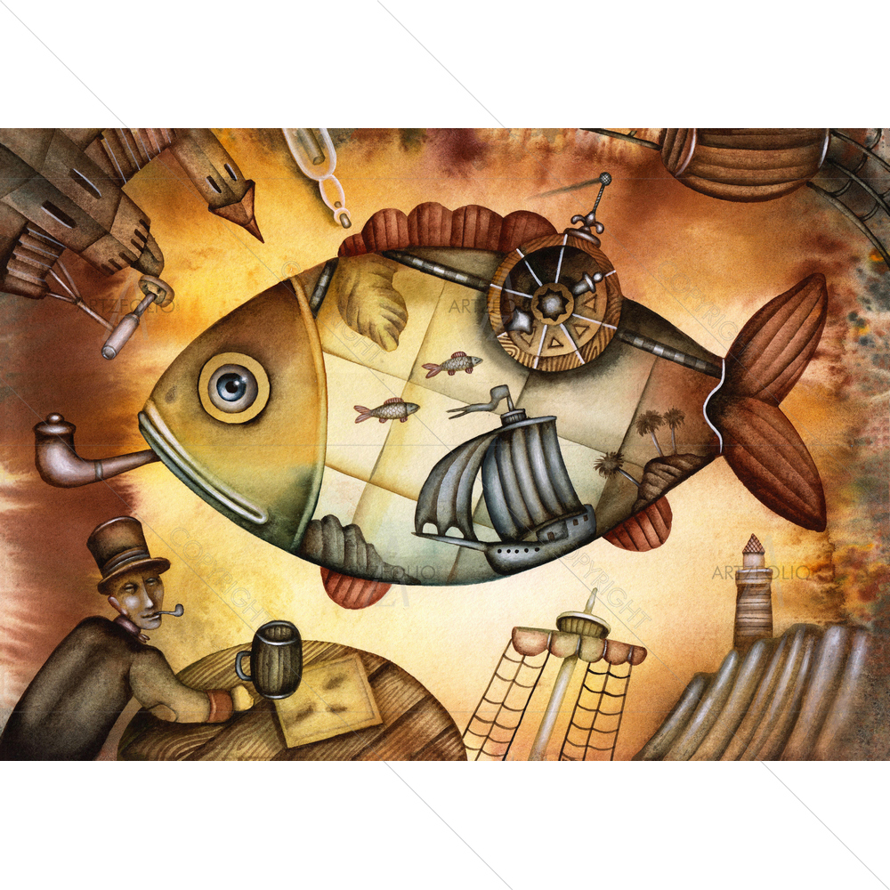Geographical Travel Image — custom-size art design 5010081