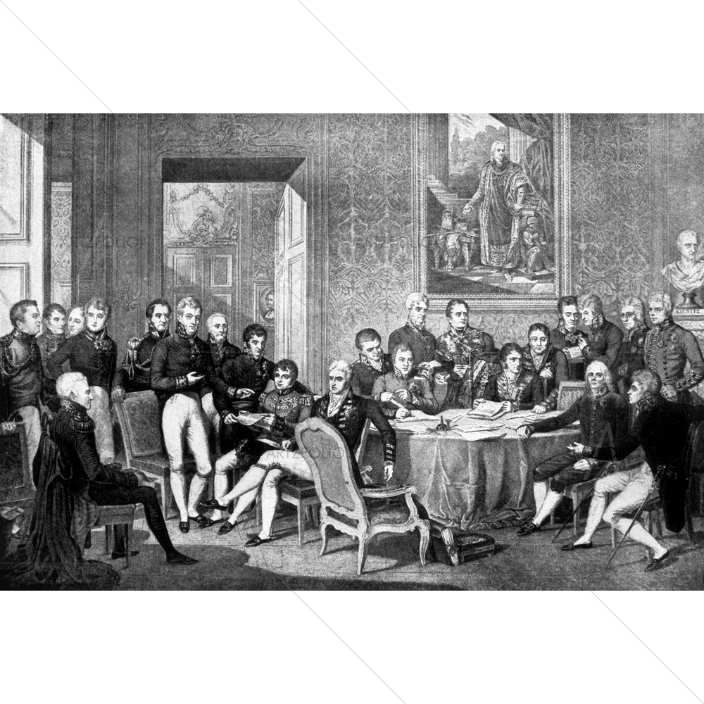 Congress of Vienna, Jean Baptiste, 18 19 — custom-size art design 5010101