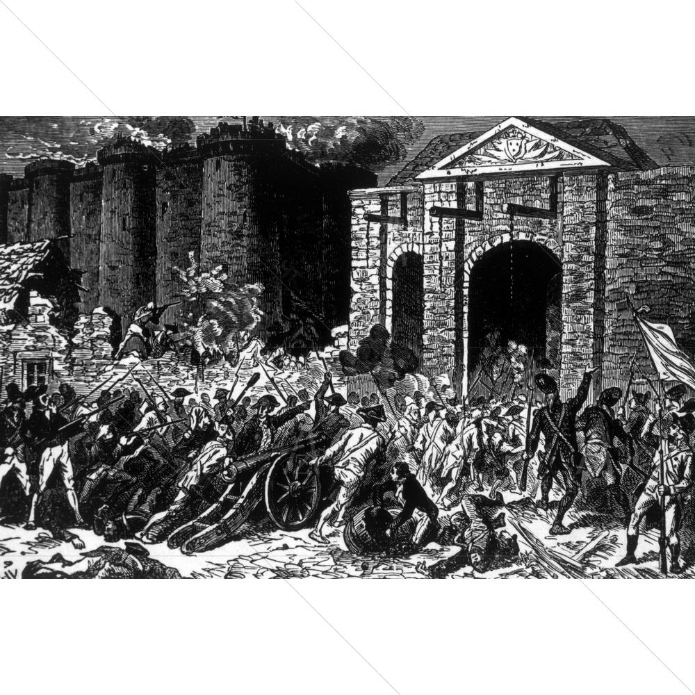 Storming of Bastille, Paris — custom-size art design 5010103