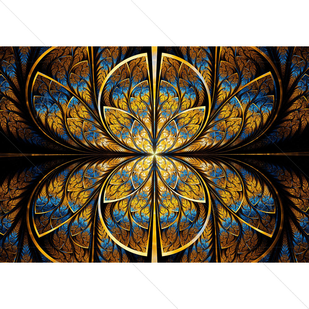 Fractal Geometric Circle — custom-size art design 5010104