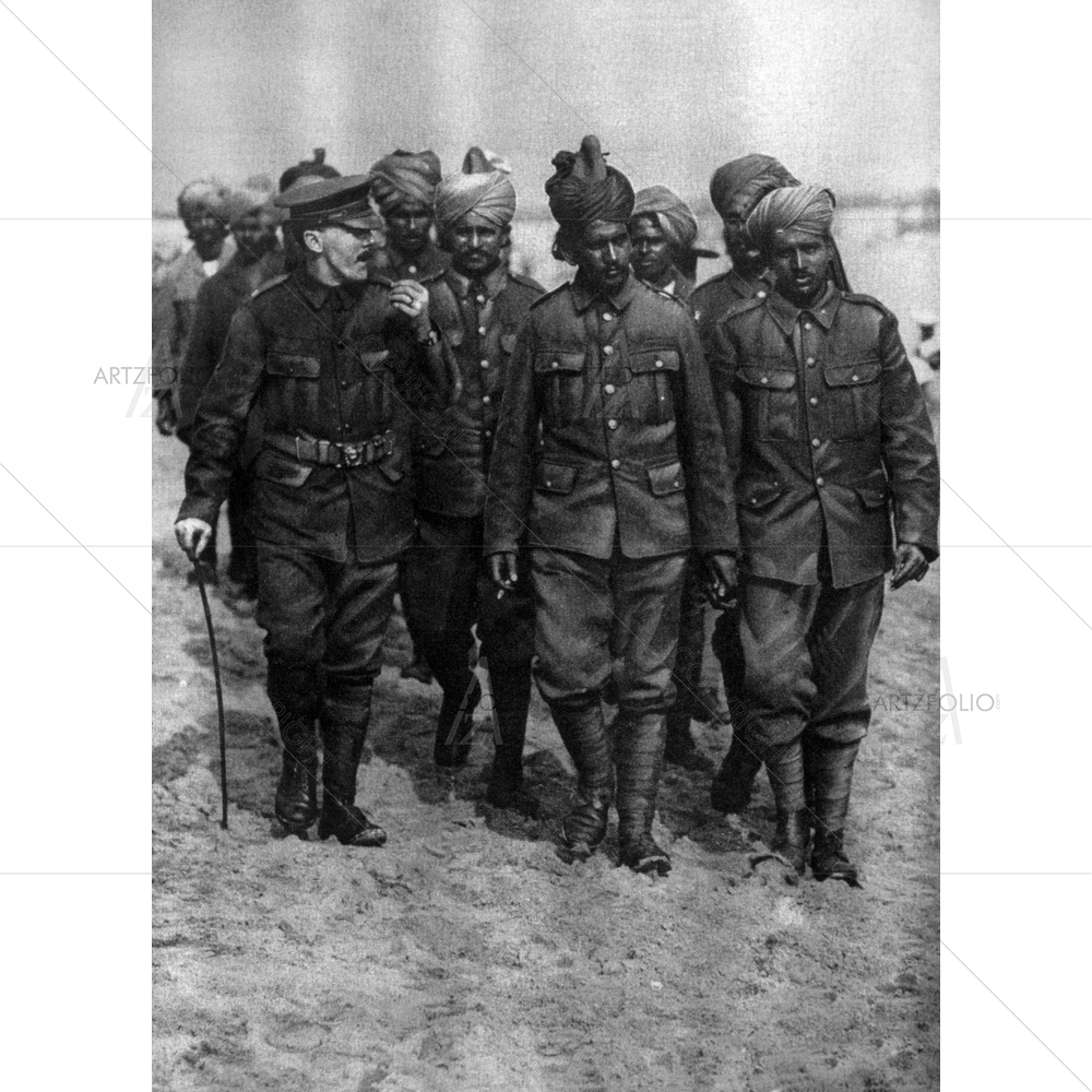 British Empire Troops from India, WWI — Devotional custom art by ArtzFolio