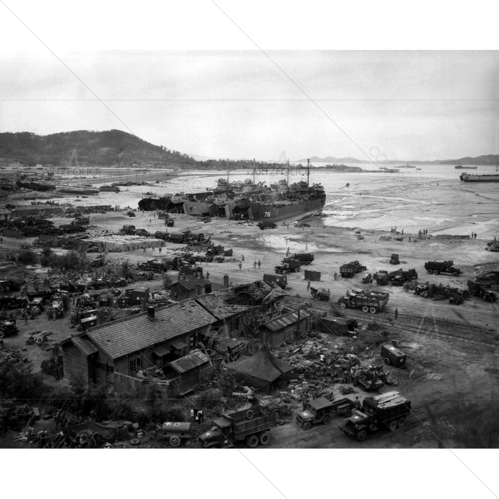 Korean War, Invasion of Ichon, Sept 1950 — custom-size art design 5010110