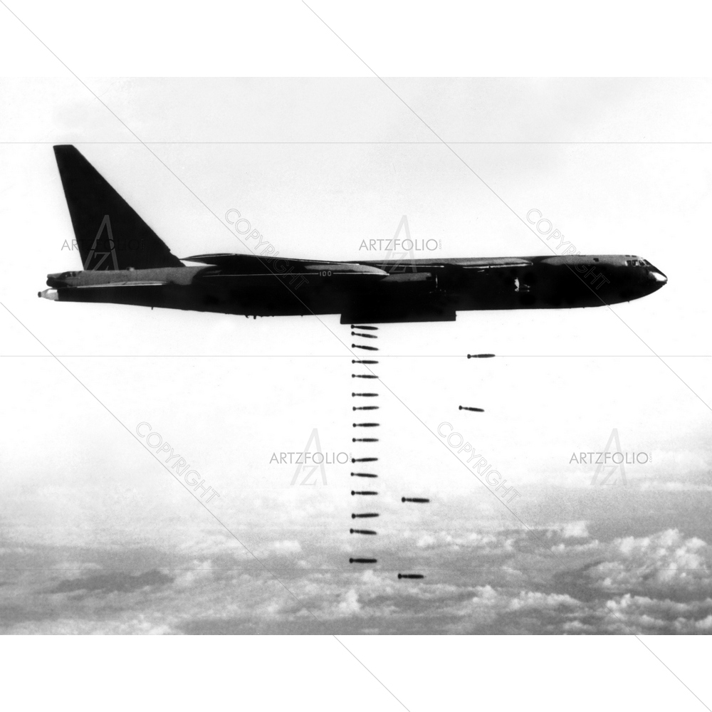 Vietnam War B-52 Stratofortress — custom-size art design 5010113