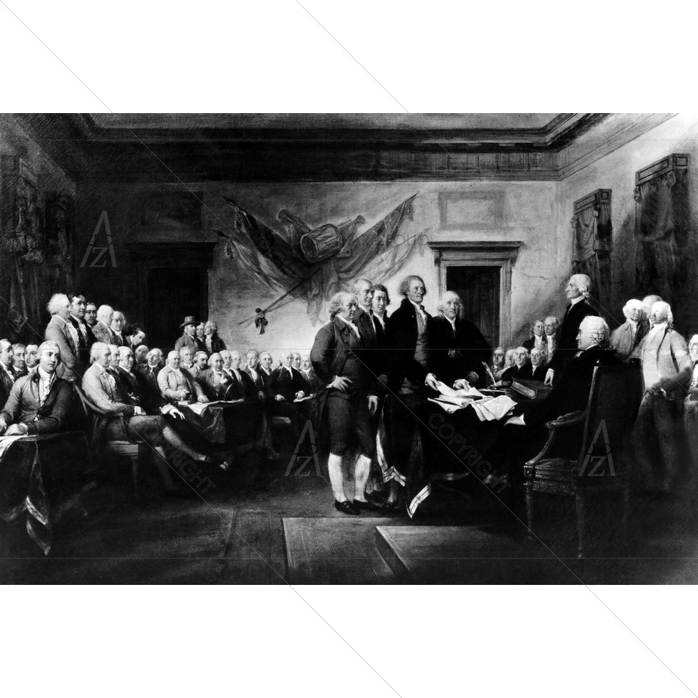 Declaration of Independence, John Trumbull — Ancient custom art by ArtzFolio
