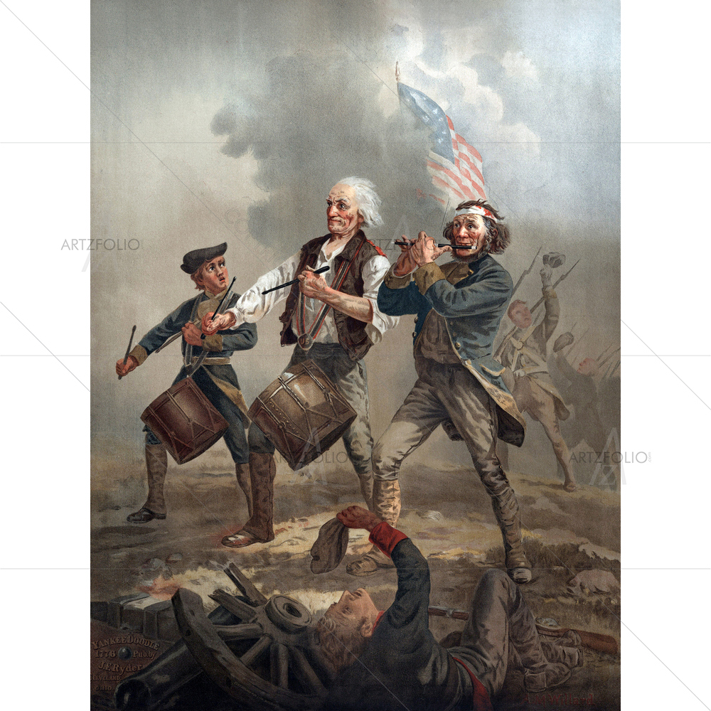 The American Revolution, Archibald M. Willard, 1876 — custom-size art design 5010123
