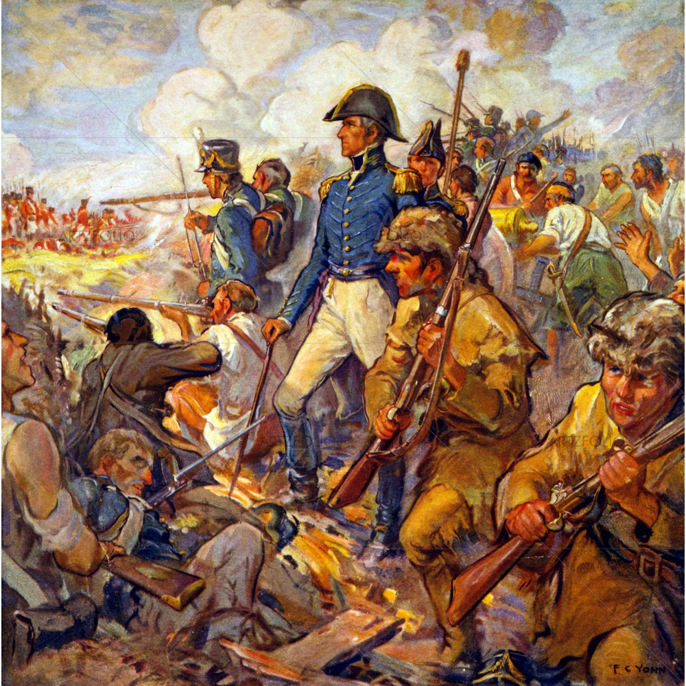 Battle of New Orleans, 1922 — American custom art by ArtzFolio