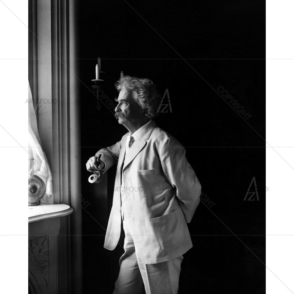Mark Twain, American Humourist — American custom art by ArtzFolio