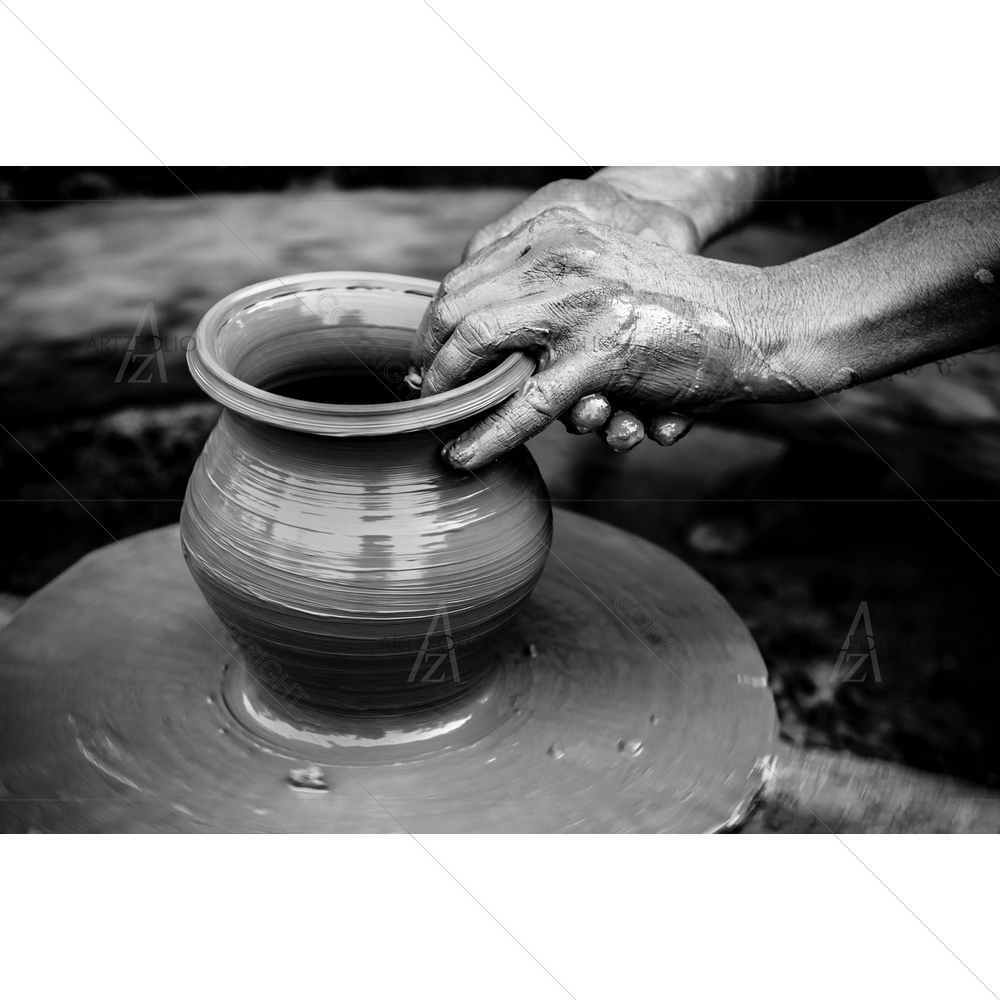 Potter's Hands — Culture custom art by ArtzFolio