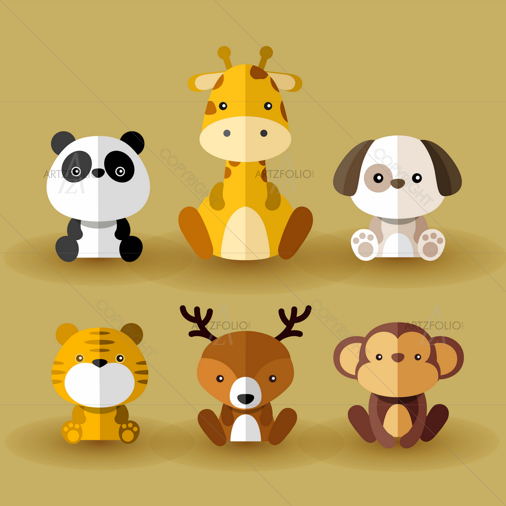 Animal Set — custom-size art design 5010173