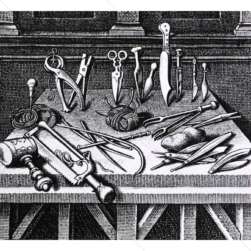 16th Century Doctor Equipments — custom-size art design 5010179